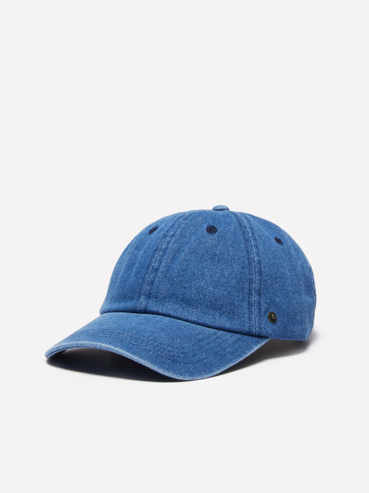 Denim hat - null - Blue | Sisley image number 2
